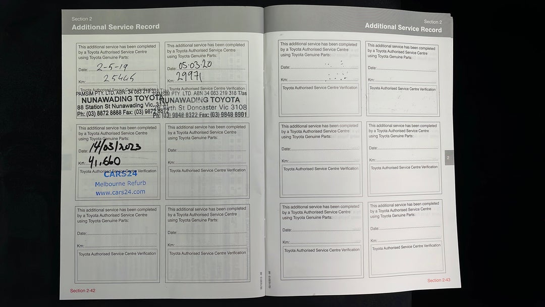 2014 Toyota 86 Gts, Manual, 41672 km, Service History