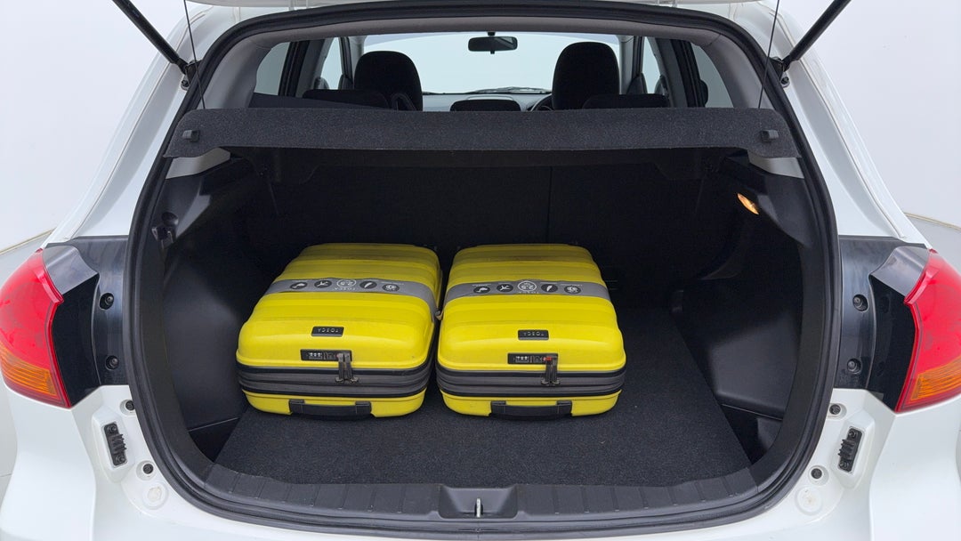 Boot Inside View with Luggage