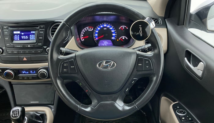 2014 Hyundai Xcent SX 1.2 OPT, Petrol, Manual, 17,724 km, Steering Wheel Close Up
