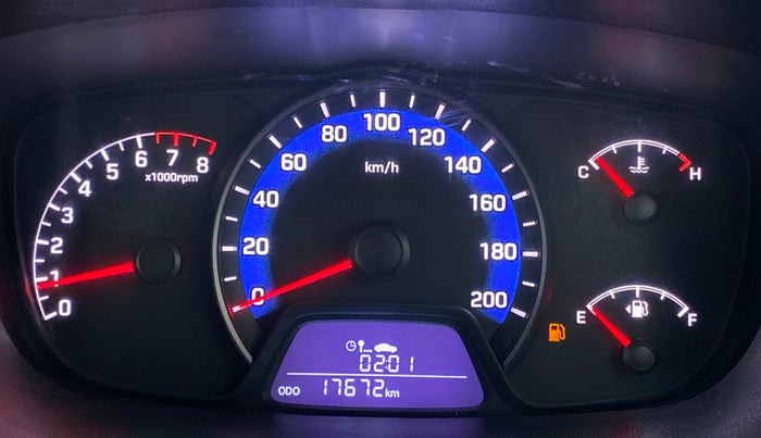 2014 Hyundai Xcent SX 1.2 OPT, Petrol, Manual, 17,724 km, Odometer Image