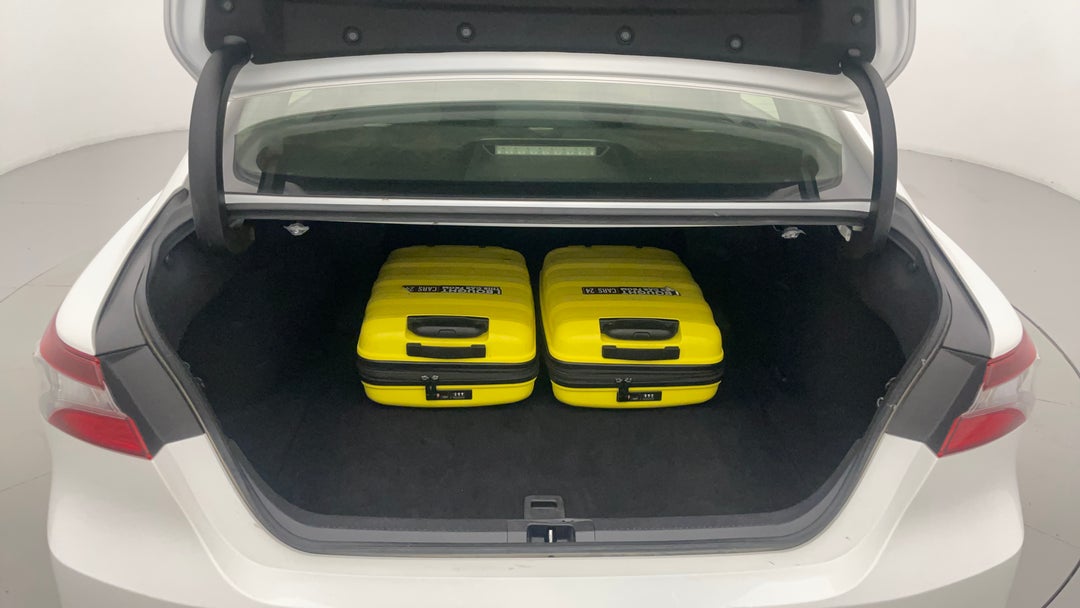 Boot Inside View with Luggage