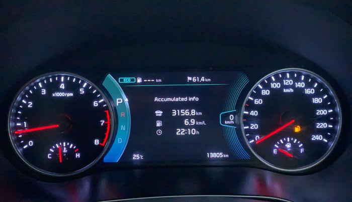 2020 KIA SELTOS GTX 1.4 GDI AT PETROL, Petrol, Automatic, 13,689 km, Odometer Image