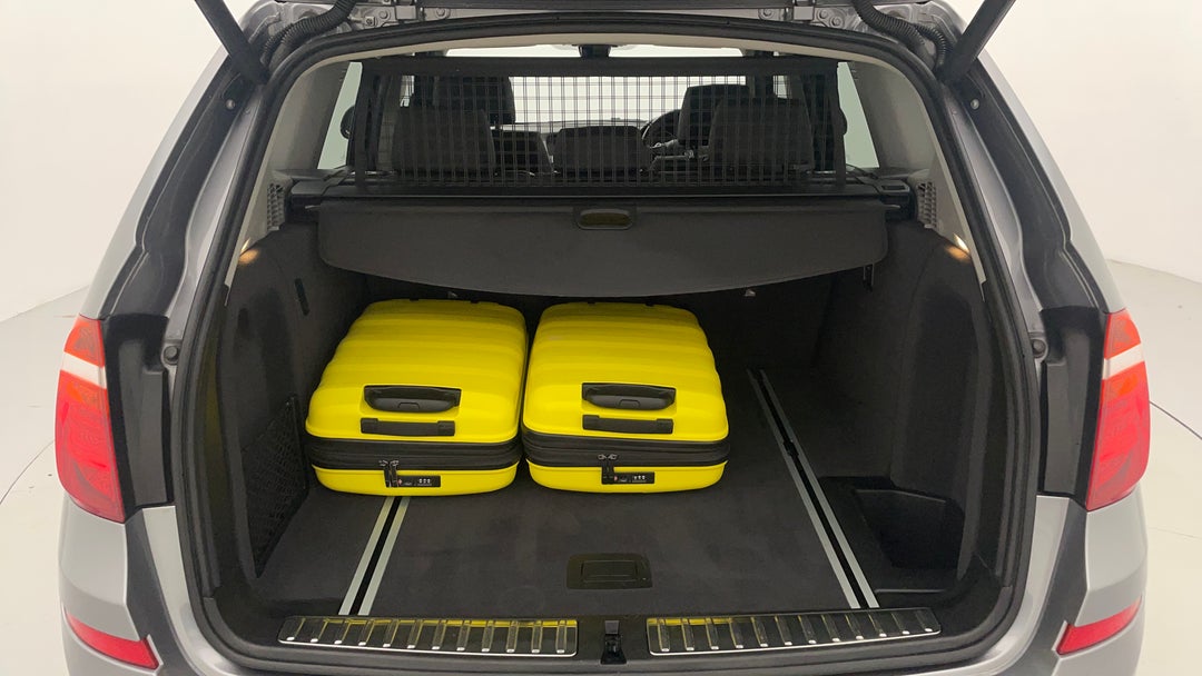 Boot Inside View with Luggage