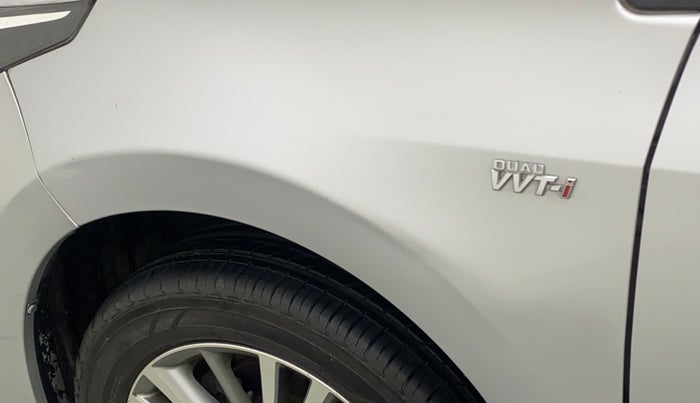 2015 Toyota Corolla Altis VL CVT PETROL, Petrol, Automatic, 83,431 km, Left fender - Minor scratches