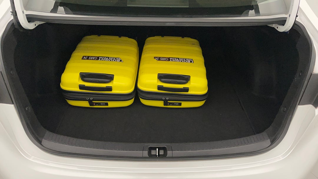 Boot Inside View with Luggage