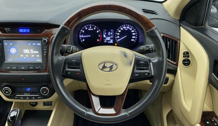 2018 Hyundai Creta 1.6 SX PLUS AUTO PETROL, Petrol, Automatic, 31,593 km, Steering Wheel Close Up