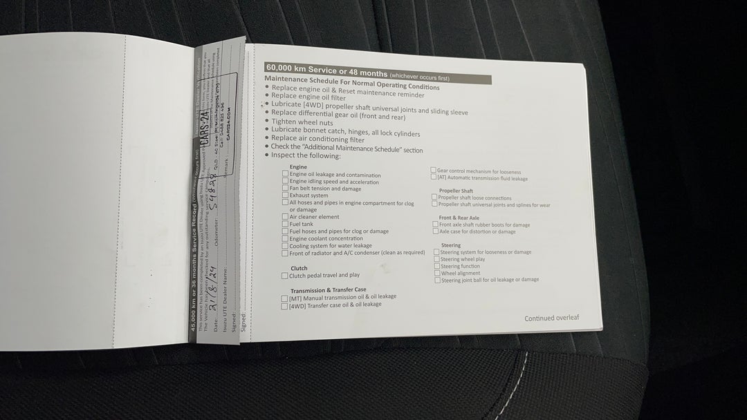 2021 Isuzu MU-X Ls-u (4x2), Automatic, 54835 km, Service History