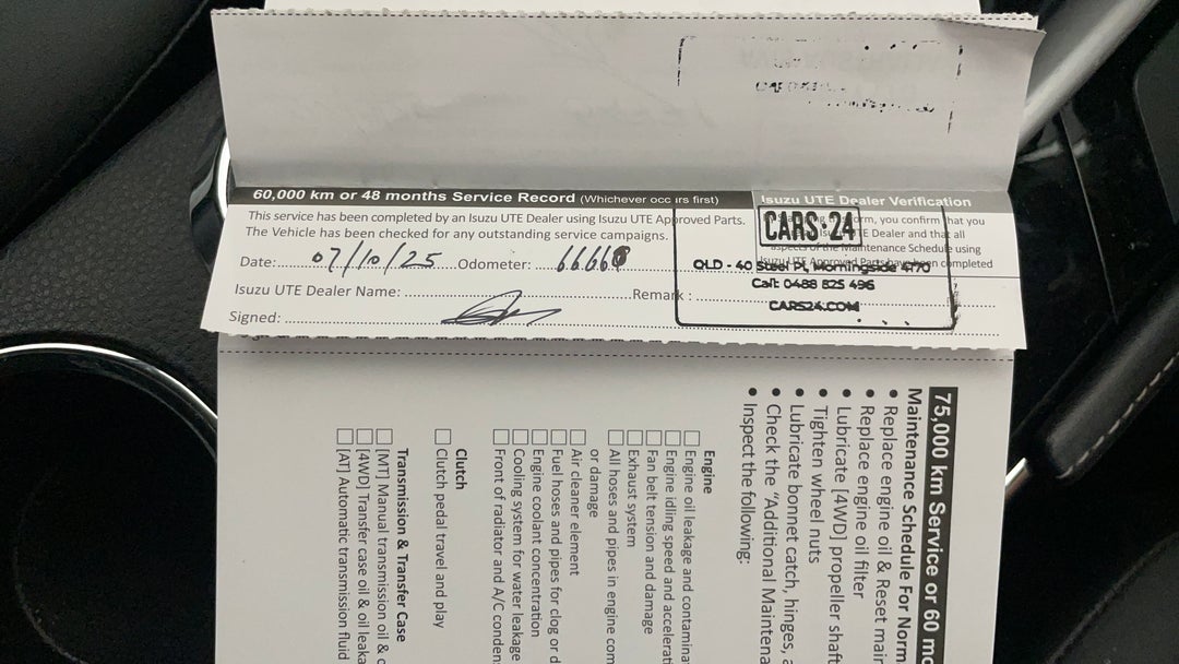 2021 Isuzu MU-X Ls-t (4x4), Automatic, 66660 km, Service History