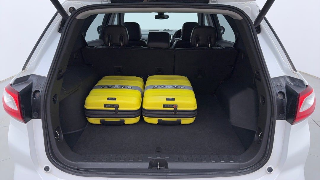 Boot Inside View with Luggage