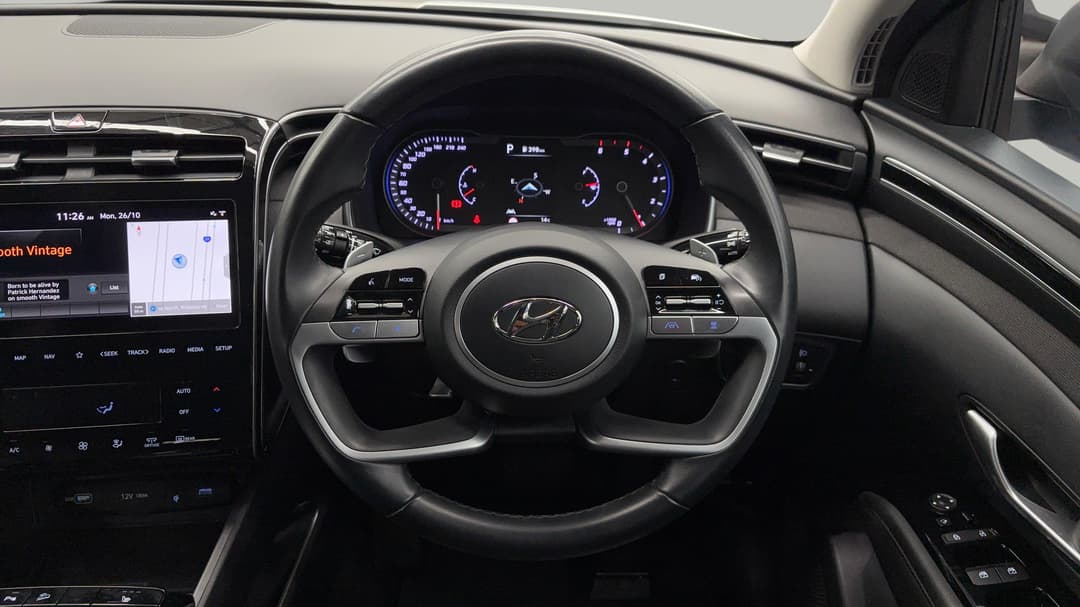 2023 Hyundai Tucson Elite (AWD), Automatic, 46291 km, Steering Wheel Close-up
