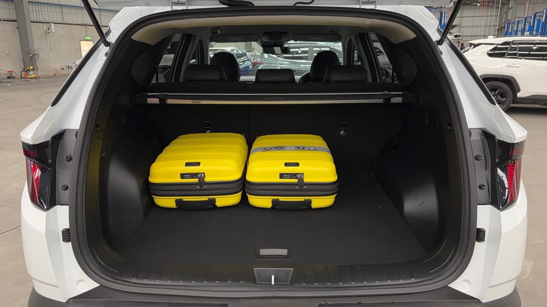 2023 Hyundai Tucson Elite (AWD), Automatic, 46291 km, Boot Inside View with Luggage