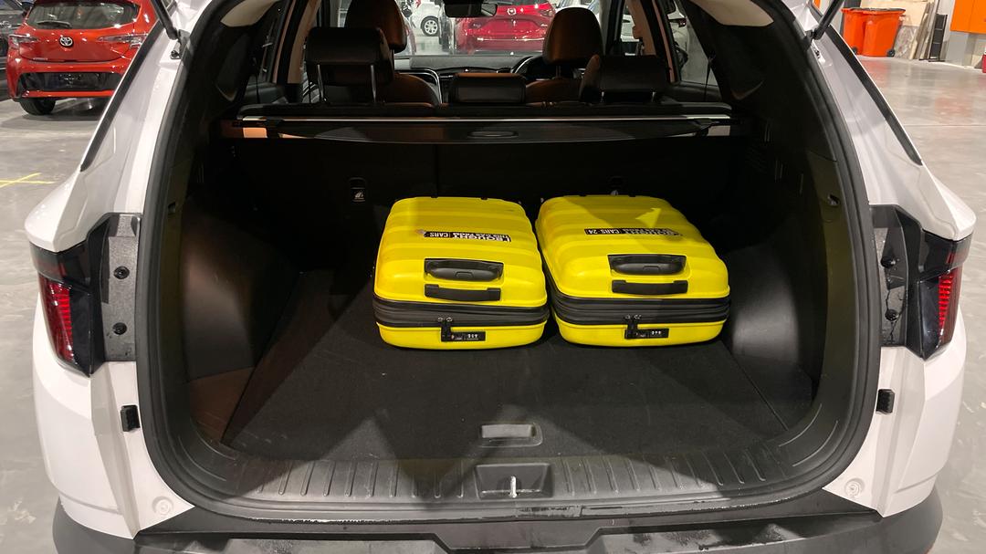 2022 Hyundai Tucson Elite (AWD), Automatic, 52718 km, Boot Inside View with Luggage