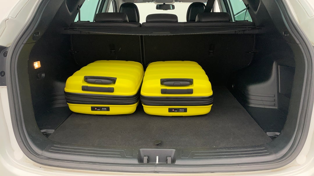 Boot Inside View with Luggage