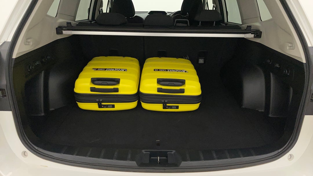 Boot Inside View with Luggage