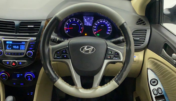 2017 Hyundai Verna 1.6 VTVT S AT, Petrol, Automatic, 57,376 km, Steering Wheel Close Up
