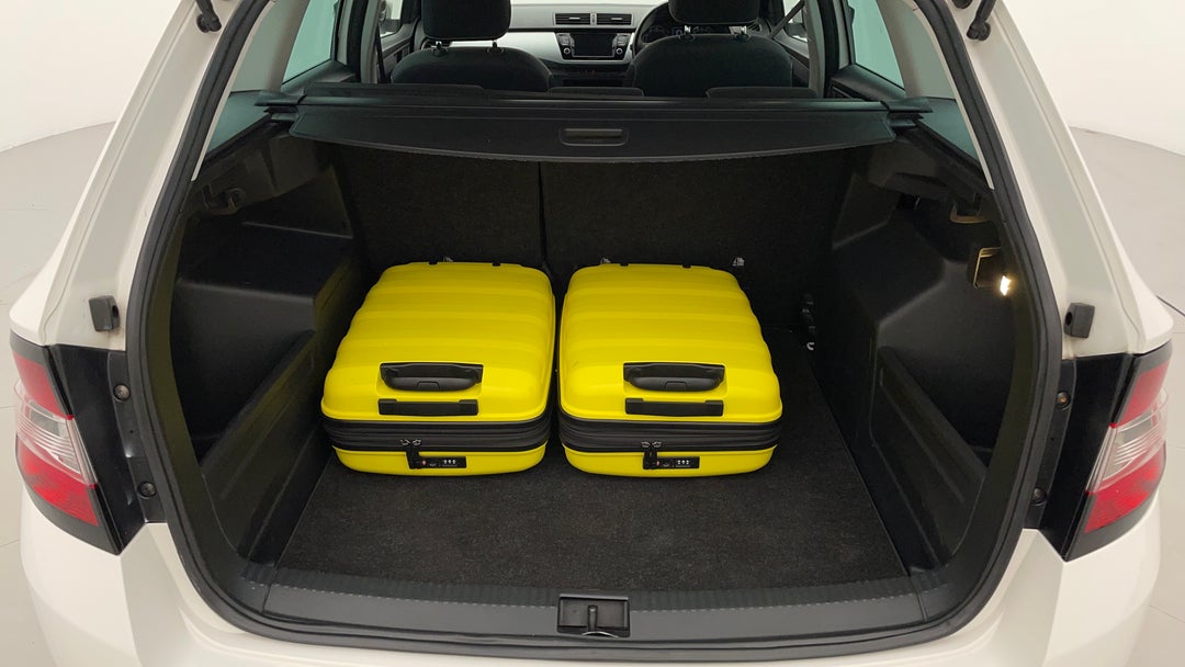 Boot Inside View with Luggage