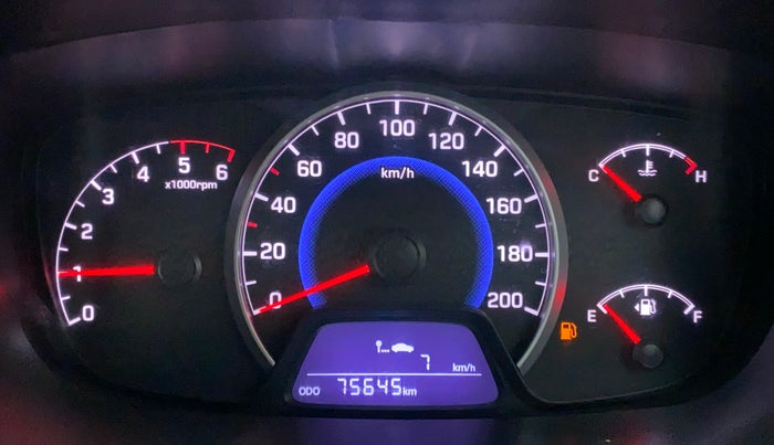 2016 Hyundai Grand i10 ASTA 1.1 (O) CRDI, Diesel, Manual, 75,922 km, Odometer Image