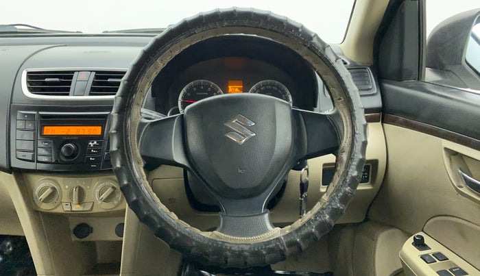 2013 Maruti Swift Dzire VXI, Petrol, Manual, 86,391 km, Steering Wheel Close Up