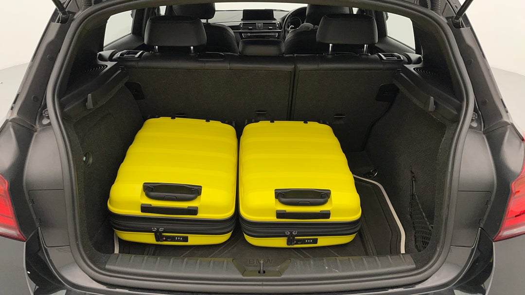 Boot Inside View with Luggage