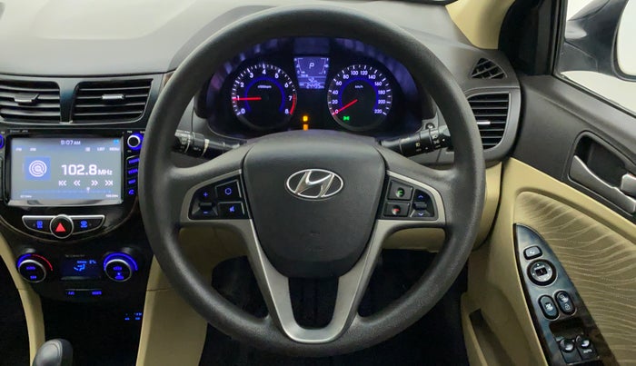 2016 Hyundai Verna 1.6 VTVT SX AT, Petrol, Automatic, 25,021 km, Steering Wheel Close Up
