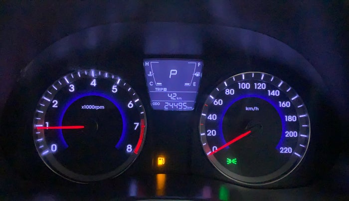 2016 Hyundai Verna 1.6 VTVT SX AT, Petrol, Automatic, 25,283 km, Odometer Image