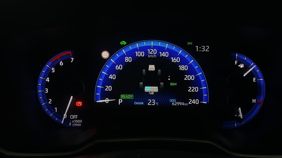 2021 Toyota Corolla Zr Hybrid, Automatic, 62994 km, Odometer View