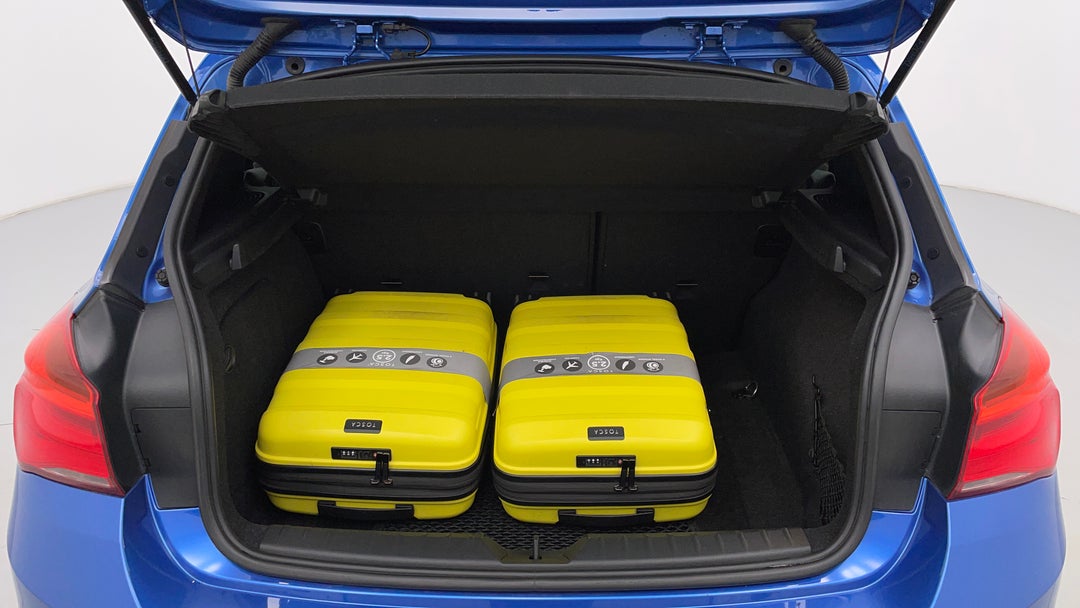 2016 BMW 1 25i M Sport, Automatic, 97508 km, Boot Inside View with Luggage