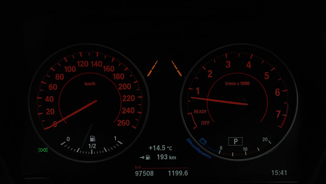 2016 BMW 1 25i M Sport, Automatic, 97508 km, Odometer View