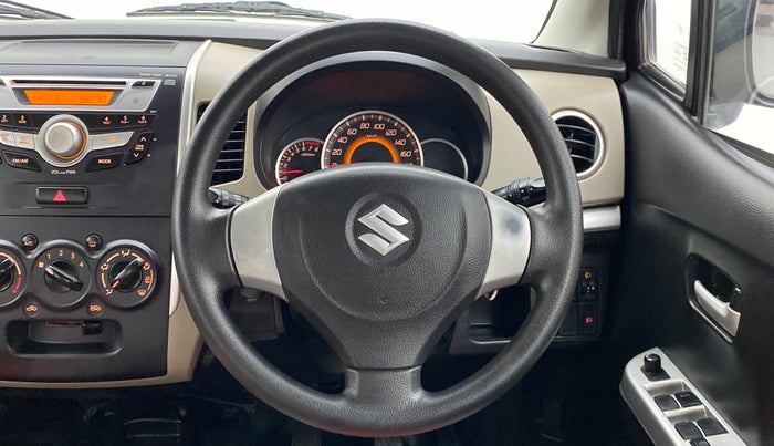 2014 Maruti Wagon R 1.0 VXI, Petrol, Manual, 43,070 km, Steering Wheel Close Up