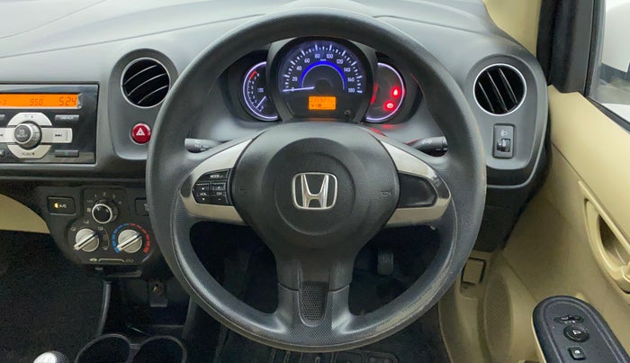 2014 Honda Brio S MT, Petrol, Manual, 35,921 km, Steering Wheel Close Up