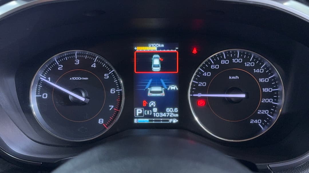 2020 Subaru XV 2.0i-l AWD, Automatic, 103472 km, Odometer View