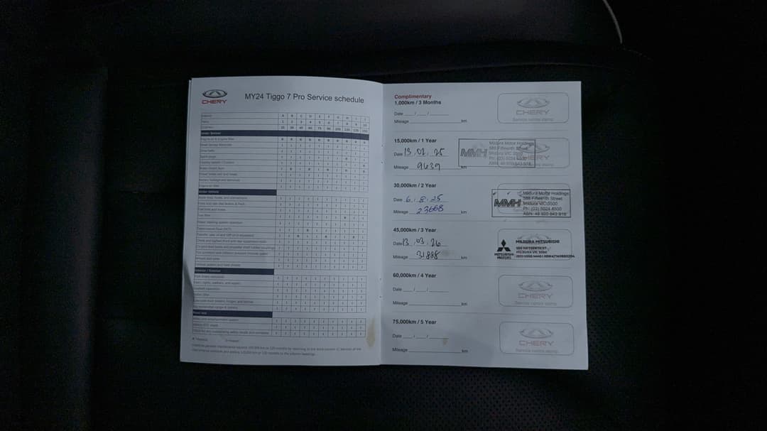 2023 Chery Tiggo 7 Pro Ultimate AWD, Automatic, 33063 km, Service History