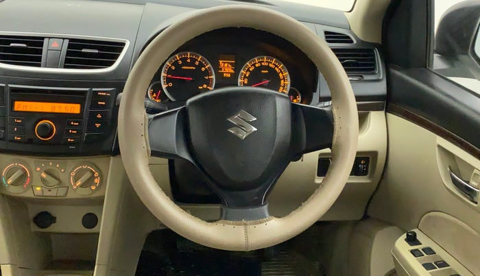 2012 Maruti Swift Dzire VXI, Petrol, Manual, 57,991 km, Steering Wheel Close Up