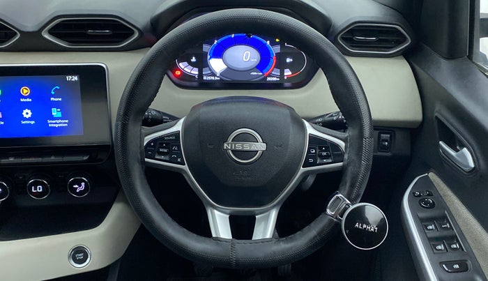2021 Nissan MAGNITE XV  TURBO MT, Petrol, Manual, 20,275 km, Steering Wheel Close Up