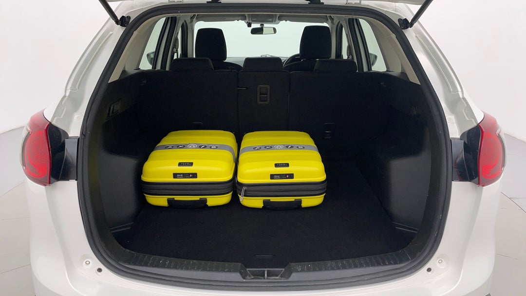 Boot Inside View with Luggage