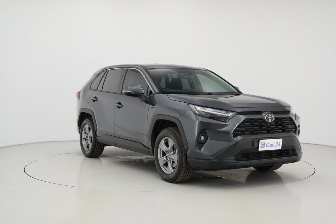 2025 Toyota RAV4 Gx (2WD) Hybrid, Automatic, 27868 km, Right Front Diagonal (45- Degree) View