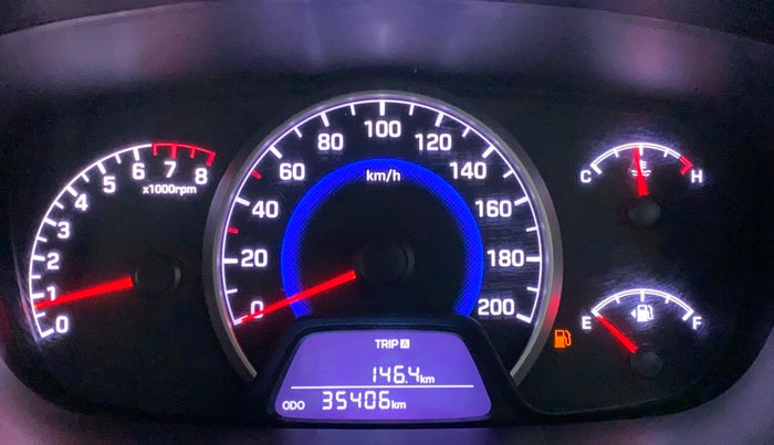 2019 Hyundai Grand i10 MAGNA 1.2 KAPPA VTVT, Petrol, Manual, 35,406 km, Odometer Image