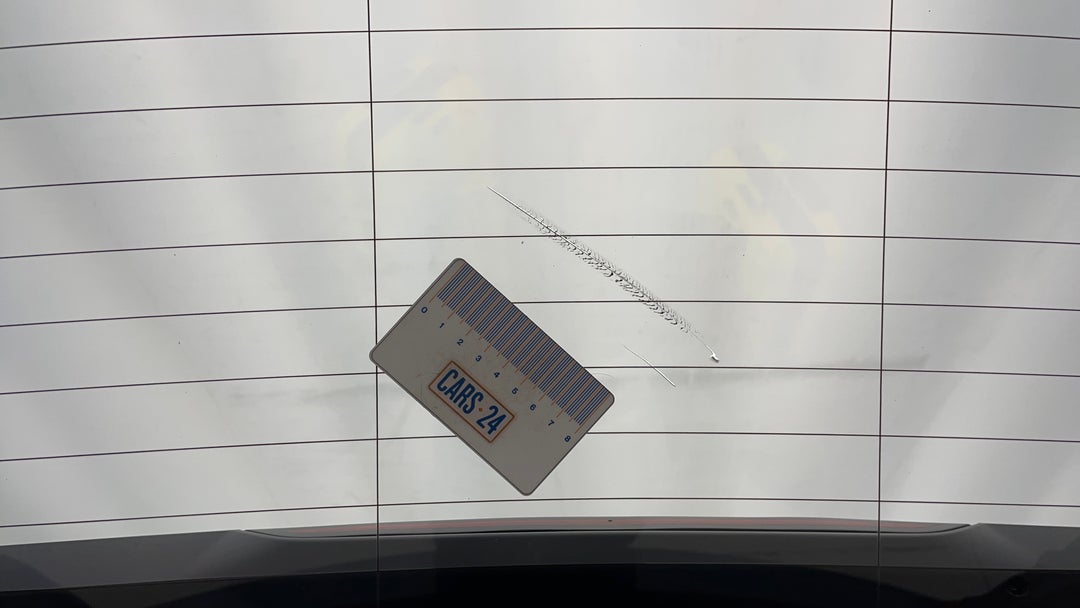 Windshield Rear Tinting scratched