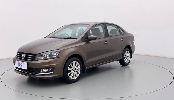 2017 Volkswagen Vento HIGHLINE PLUS 1.5 16 ALLOY, Diesel, Manual, 1,16,281 km, Left Front Diagonal