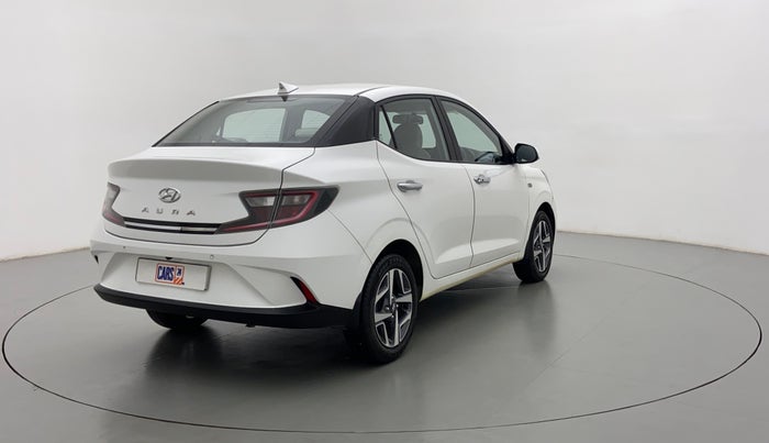 2020 Hyundai AURA SX+ AT, Petrol, Automatic, 7,473 km, Right Back Diagonal