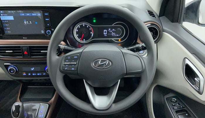 2020 Hyundai AURA SX+ AT, Petrol, Automatic, 7,473 km, Steering Wheel Close Up