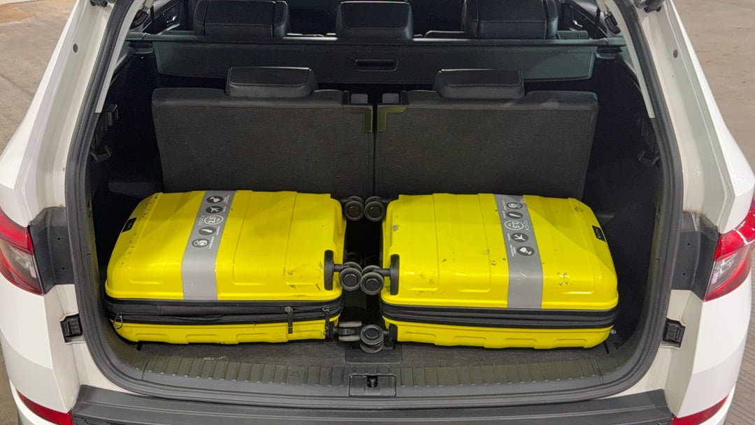 Boot Inside View with Luggage