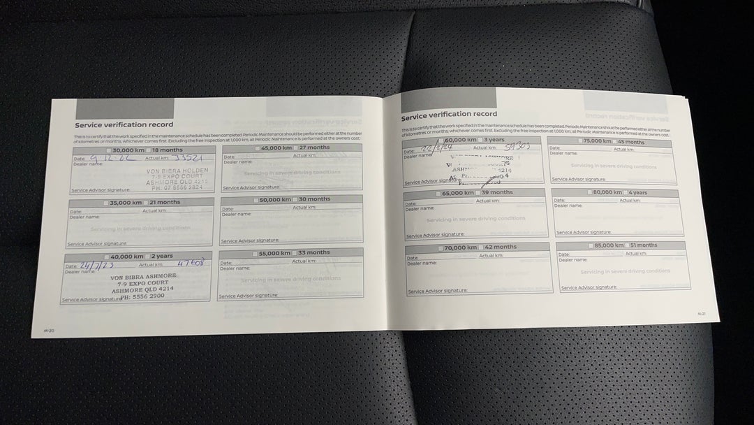 2020 Nissan X-trail St-l (2wd), Automatic, 60787 km, Service History