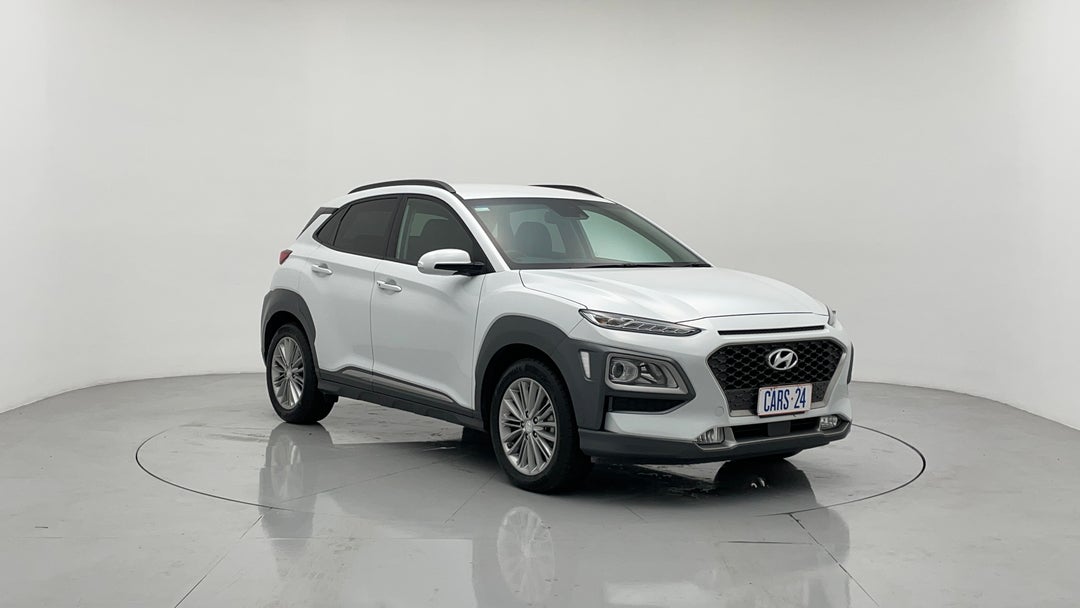 2019 Hyundai Kona Elite (fwd), Automatic, 67920 km, Right Front Diagonal (45- Degree) View