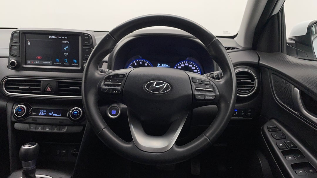 2019 Hyundai Kona Elite (fwd), Automatic, 67920 km, Steering Wheel Close-up