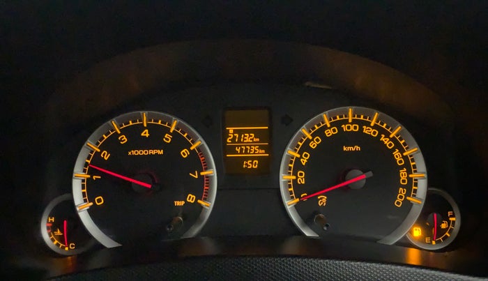 2013 Maruti Swift VXI, Petrol, Manual, 47,735 km, Odometer Image