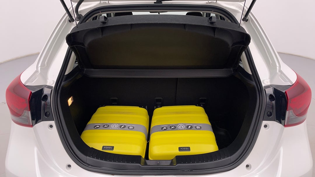 Boot Inside View with Luggage