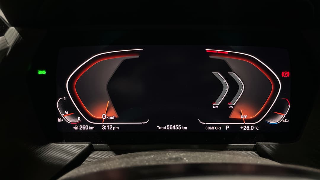 2021 BMW 1 18i M Sport, Automatic, 56455 km, Odometer View