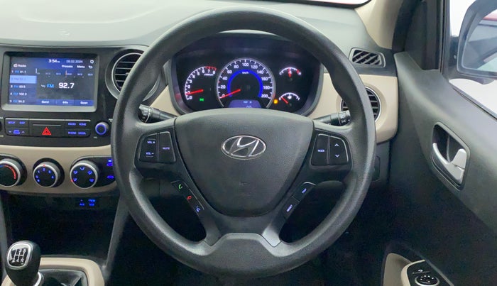 2019 Hyundai Grand i10 SPORTZ 1.2 KAPPA VTVT, Petrol, Manual, 38,881 km, Steering Wheel Close Up