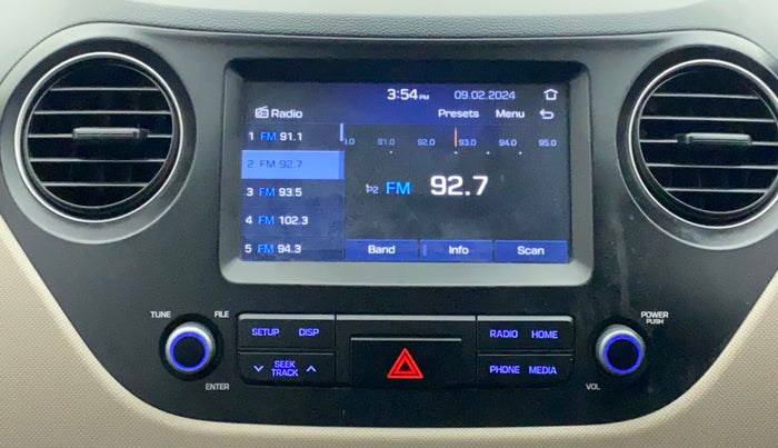 2019 Hyundai Grand i10 SPORTZ 1.2 KAPPA VTVT, Petrol, Manual, 39,040 km, Infotainment System